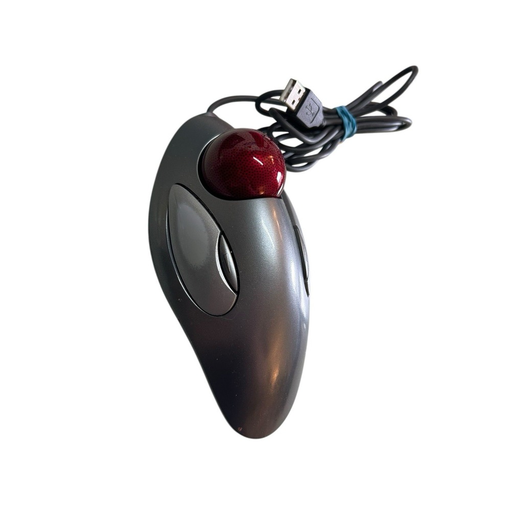 Logitech Ambidextrous Trackman Marble USB T-BC21 Mouse Trackball